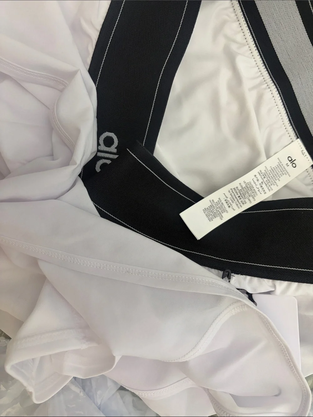 ALO Yoga White Match Point Tennis Skirt - Picture 7 of 7